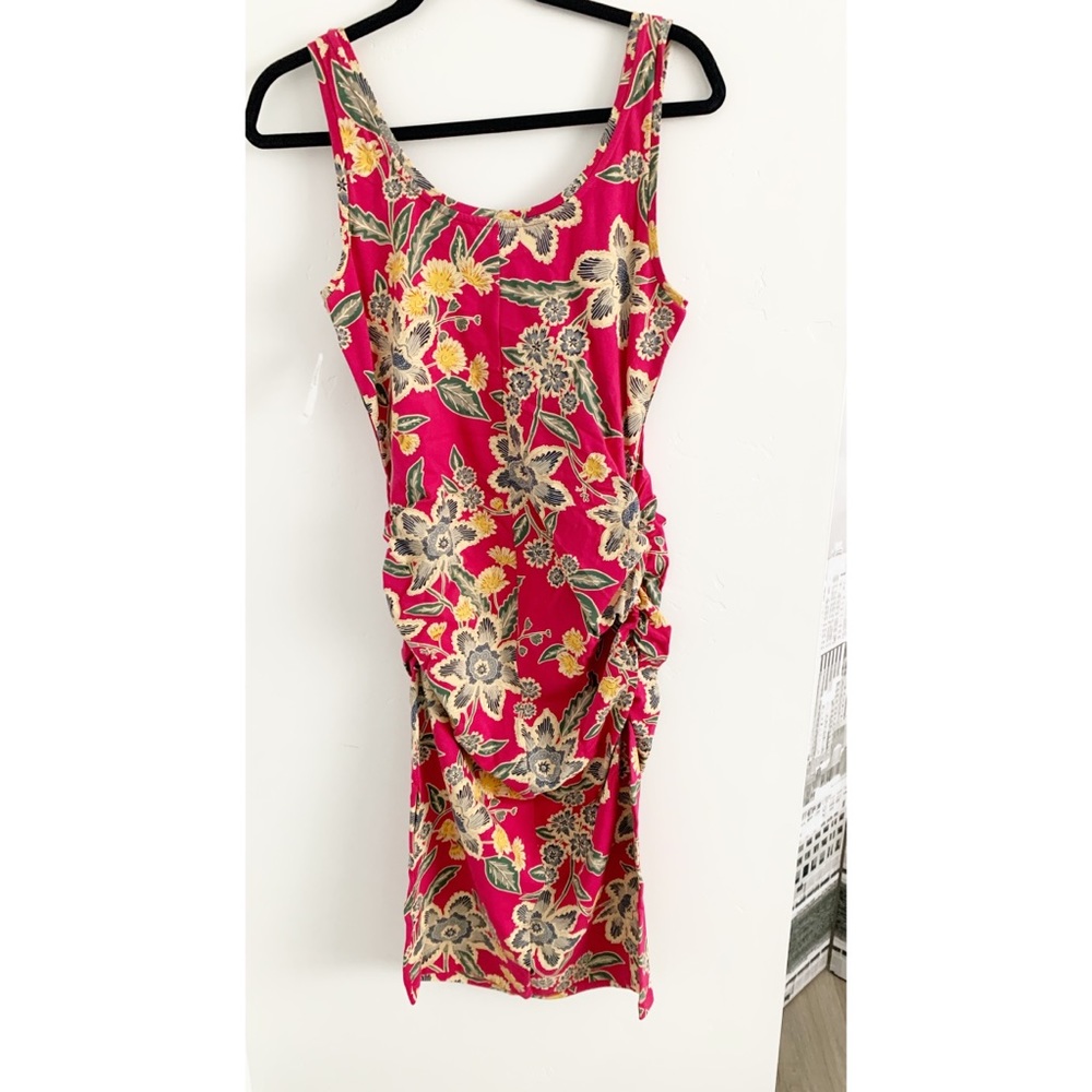 Old Navy Maternity Fitted Floral Tank Dress